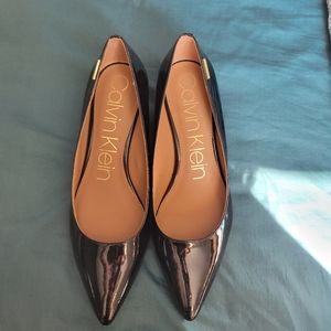 NWT Calvin Klein Germina Black Wedge size 10